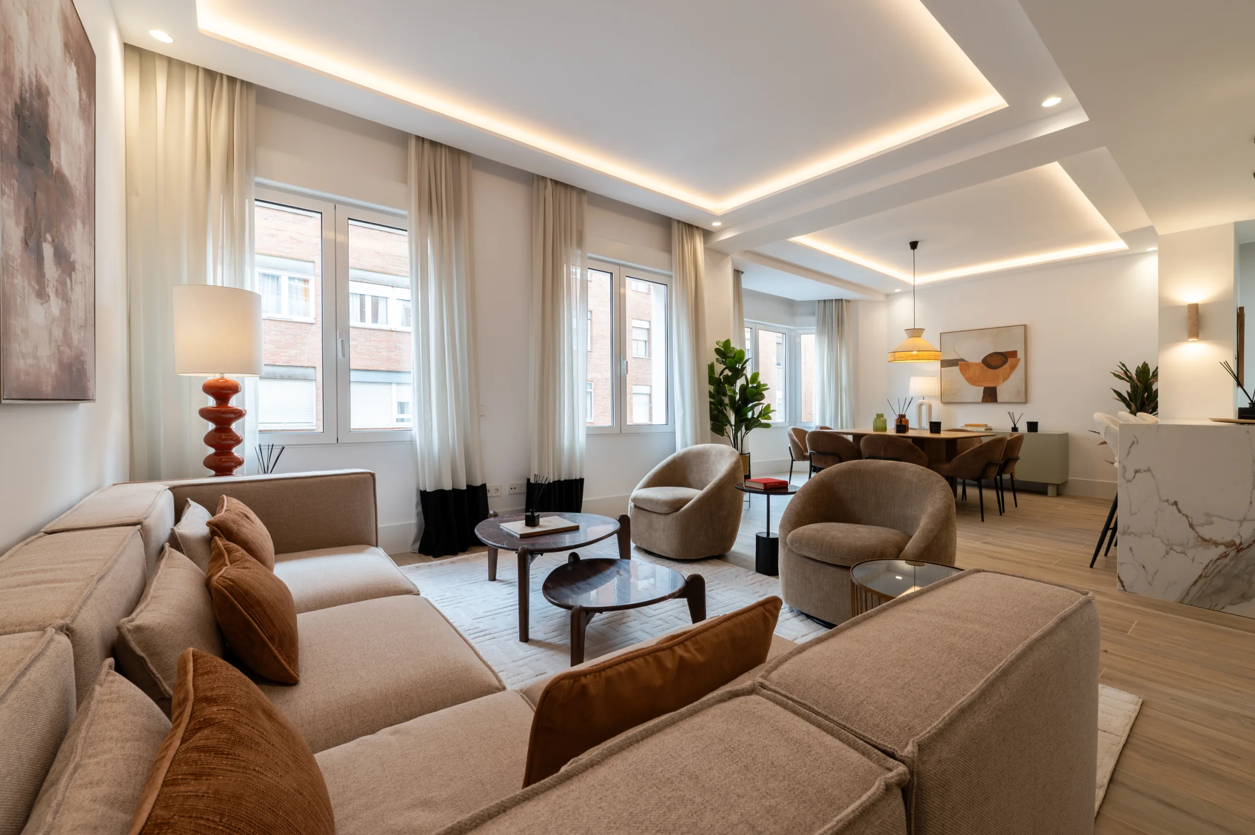 Espléndido piso de 192 m² con gran zona social y cocina de isla